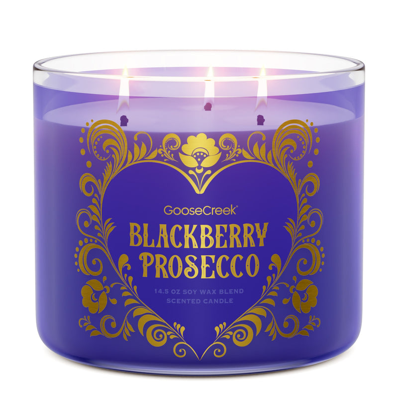 Blackberry Prosecco 3-Wick Candle Select 6-0228