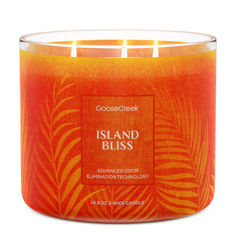 Island Bliss Odor Eliminating 3-Wick Candle Select 6-0598