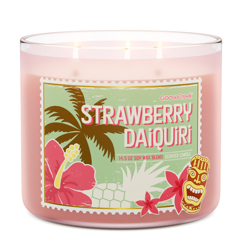 Strawberry Daiquiri 3-Wick Candle Edit 6-0626